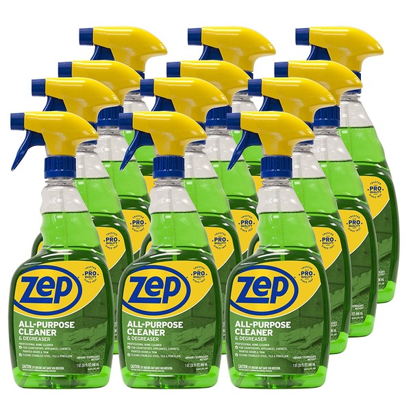 Zep All-Purpose Cleaner/Degreaser, Green (ZUALL32CT)