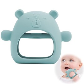 GNEL Mordedera para Ninos de Silicona, Mordederas interactivas para Recién Nacidos, Agarre perfecto, Ideal para chupar, chupete, Aliviar el dolor de  