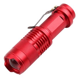 WAYLLSHINE 2-Pack LED Flashlight, 3 Modes Red Light Torch for Astronomy, Aviation, Night Observation