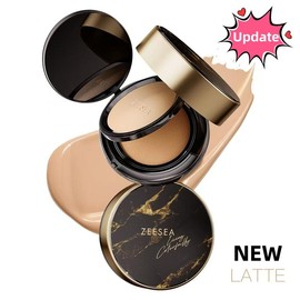ZEESEA 2-in-1 ZEESEA Double-layer Air Cushion Liquid Foundation Setting Powder, moisturizing, long-lasting, oil-controlling, waterproof, easy to apply, creates a natural and fresh makeup, lasts all day, portable and convenient, suitable for busy lifestyl
