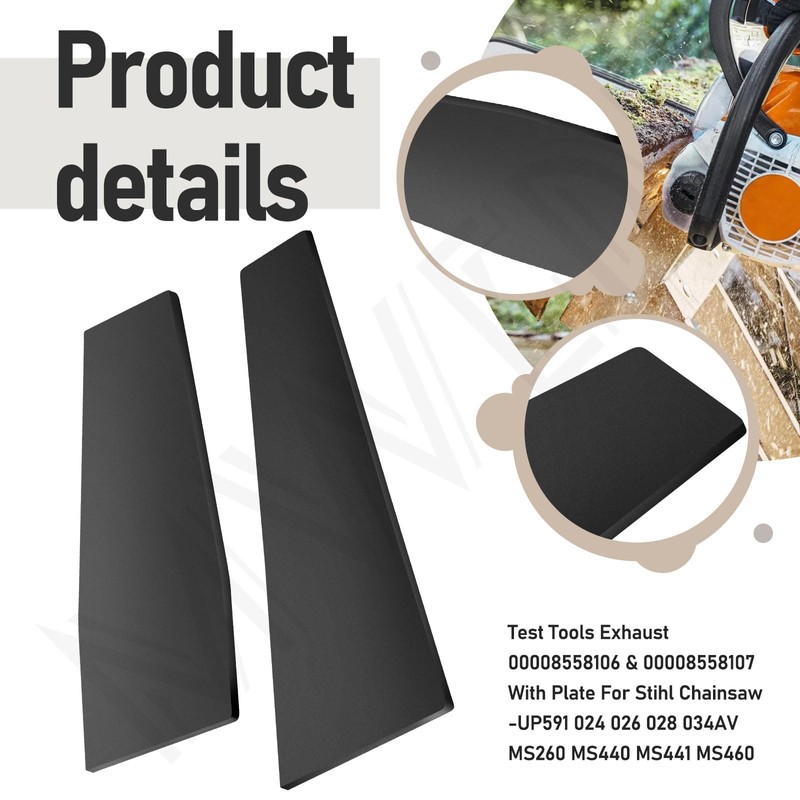 Test Tools Exhaust 00008558106 & 00008558107 with Plate Compatible with