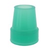 2Pcs: 19mm 3/4" Glow Green in the Dark Rubber Ferrules