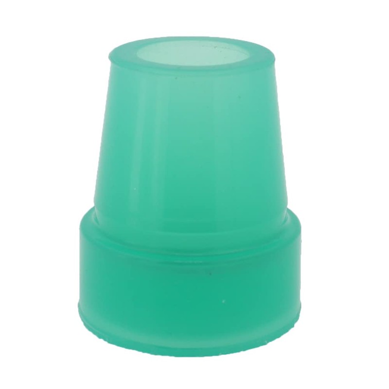 2Pcs: 19mm 3/4" Glow Green in the Dark Rubber Ferrules