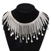 1 Yard DIY Crystal Glass Rhinestones Trimming Sewing Tassel Chain