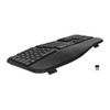 Monoprice Ergonomic Wireless Split 105-Key Keyboard, 2.4GHz Wireless, 13 Multimedia