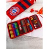 FC Bayern München FCB Pencil Case with Stripes Red /