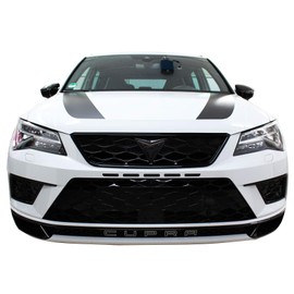 Finest Folia Decorative Sticker Car Rear Panel Bonnet Side Stripes Car Wrapping (Carbon, D089 Bonnet)