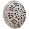 Aqua Elegante Brushed Nickel 1.8 GPM Luxury Shower Head, 6