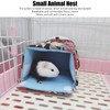 Hamster Nest Breathable Comfortable Removable 4 Seasons Guinea Pig Bed