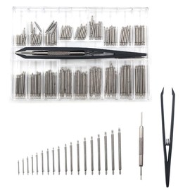 ShigKeu 144Pcs Watch Strap Pins Watch Strap Link Removal Repair Tool for Watch Repair Band Replacement(8-25 mm)