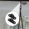 OUNONA Pad Eye Plate Hooks: 4 Pcs Stainless Steel Ceiling