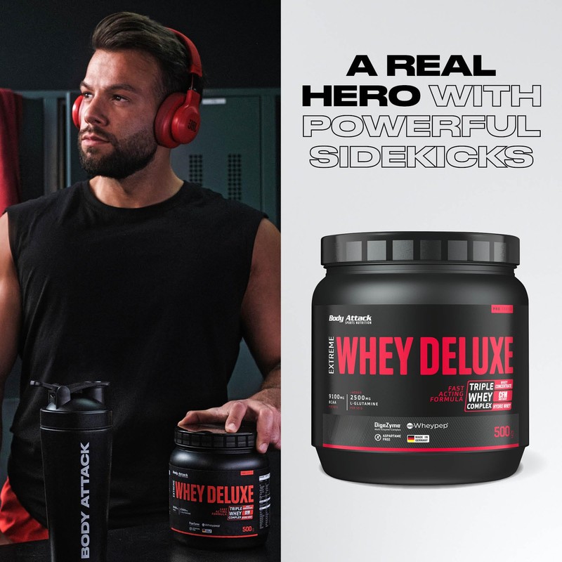 Body Attack Extreme Whey Deluxe 34211 500 g