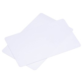 MECCANIXITY Blank PVC Cards for ID Badge Printers, Graphics Quality White Plastic CR80 10 Mil (CR8010) Pack of 50
