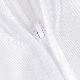 Newrara Adult Shiny Graduation Cap and Gown Tassel Set for High School & Bachelor (54, White)