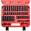 SONIGEKO Socket Set 3/8" Drive Impact Socket Set,48-Piece 6 Point