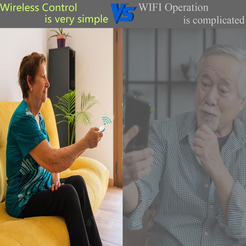 Wireless Sockets with Remote Control, Wireless Transmitter, Programmable Socket, 100