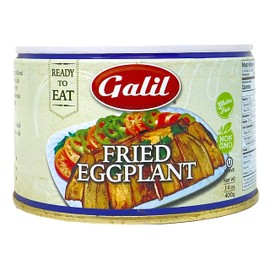Galil Fried Eggplant – 14 Ounce – Ready to Eat Eggplant, Non-GMO, Gluten-Free, Vegan, Kosher Parve – Fried Eggplant in Tomato Sauce