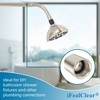 iFealClear Brass Pipe Fitting 1/2 inch G Female Thread, Shower