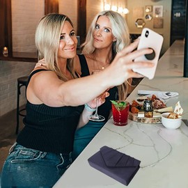 BBjinronjy Evening Bag Clutch Purse for Women Handbags Wedding Party Cocktail Prom Shoulder Bag Faux Suede with Detachable Chain, navy blue