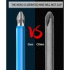 Saipor 10 Pieces 90 mm Cross Long Screwdriver Bit Set,