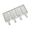Ice Cream Mold Reusable Smooth Surface Soft Silicone Safe Easy