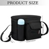 Universal Baby Stroller Organizer with Insulated Cup Holder & Adjustable