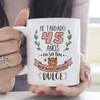 MUGFFINS Taza 45 Cumpleaños -Regalos Originales y Divertidos para Aniversarios
