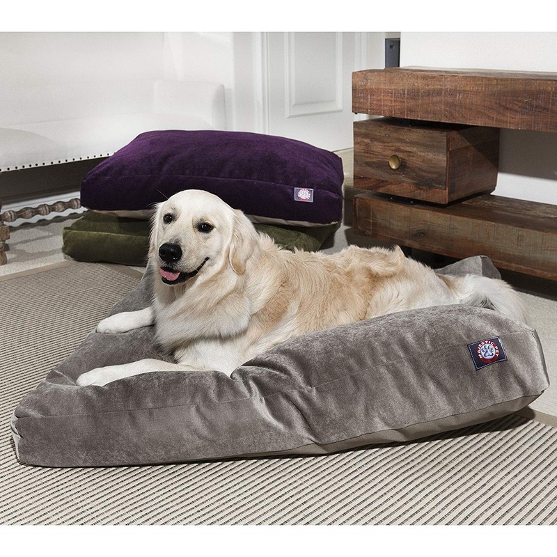 Aubergine Villa Collection Medium Rectangle Pet Dog Bed