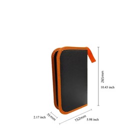 DraCra Cordless Soldering Iron Storage Case with Hard Shell Protective Cover Soldering Pen Pouch Carry Bag Organizer for PINECIL Smart Mini Portable Soldering Iron Pen Solder TS100 TS80 ES120 ES121