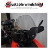 FWXEOZ Windshield for Can-Am Ryker 600 900 Sport Rally Edition