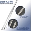 Professional 6 Pcs Stainless Steel Cooking Tweezer Tongs Set for