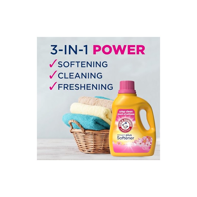 ARM & HAMMER Plus a Touch of Softener, 77 Loads,
