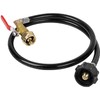GASPRO 1 lb Propane Tank Refill Adapter Kit, 3 ft