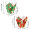 100Pcs Christmas Tulip Cupcake Liners Xmas Cupcake Wrappers Tulip Muffin