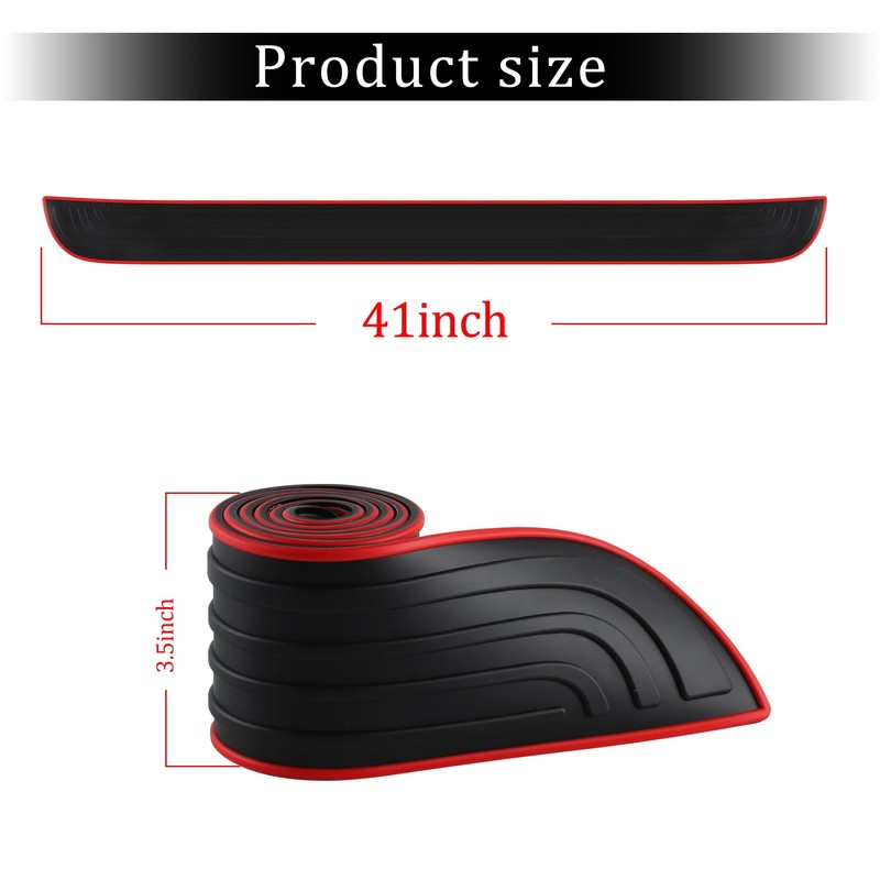 SINGARO - Protector de parachoques trasero de coche y SUV,