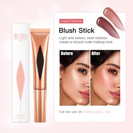 Concealer Stick,Contour Stick Makeup Liquid Highlight and Contour Wand,Cream Contour Stick with Soft Cushion Applicator,Foundation Highlight Makeup Bronzer Stick for Face