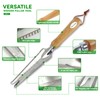 2 Pack Garden Weeding Tool, Stainless Steel Hand Weeder &