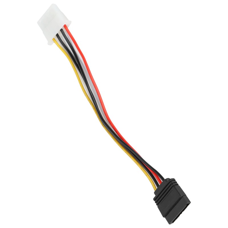 10 Pcs SATA Cables Big 4Pin to 15Pin IDESATA Power
