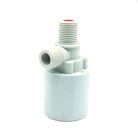 ANCLLO 0.5inch Male Thread Automatic Water Level Control Valve Tower Water Tank Float Ball Valve with Filter (Vertical Inner Installation)