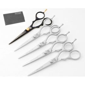 Zuvers in Hair Hairdressing Scissors 5.5 (14 cm) + Presentation Case black