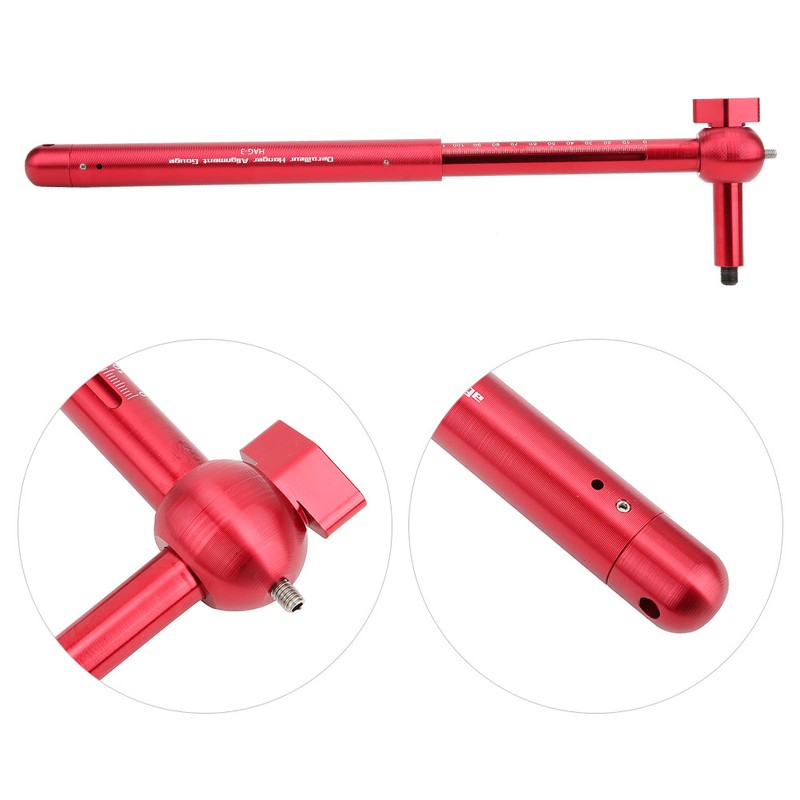 Bike Tail Hook Calibration Tools Derailleur Hanger Alignment Gauge for