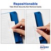 Avery Margin Ultra Tabs, 2.5" x 1", 2-Side Writable, White,