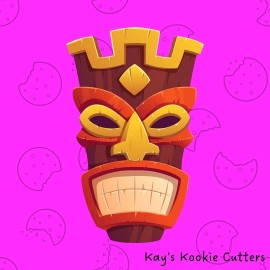 Tiki 3D Printed Cookie Cutter - XS - 2.5 inch
