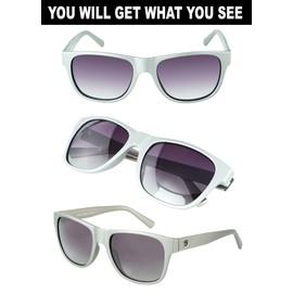 Duco Classic Polarized Acetate Sunglasses for Men and Women UV400 2145 (Gunmetal Frame Gradient Grey Lens)