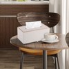 XNONE Tissue Box Cover Linen Tissue Box Holder Rectangle Tissue