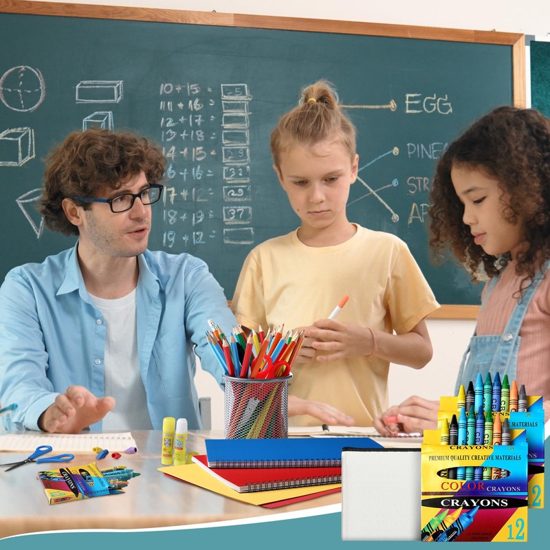 Colarr 210 Pcs/ 6 Set School Supplies Kit for Kids