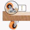 1.5 Inch Casters, ASHGOOB Caster Wheels/Casters Set of 8, 360°