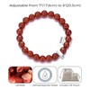 Philip Jones Carnelian Gemstone Bracelet with Om Charm Created with