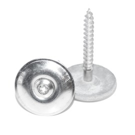 Spengler Screws 4.5 x 55 Pack of 20 with EPDM Sealing Washer Diameter 25 mm and TX20 Drive Made of A2 Stainless Steel - Rustproof