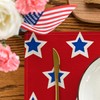 Artoid Mode America Stars Block Patriotic 4th of July Placemats